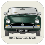 Sunbeam Alpine Series IV 1964-65 Coaster 1
